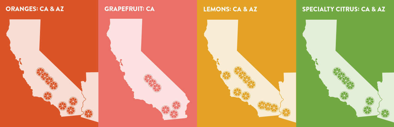 growing regions in california and arizona