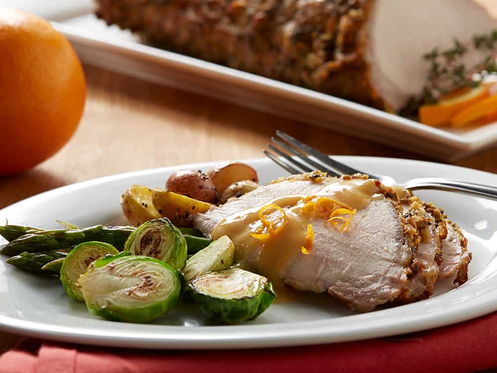 Roasted Pork Loin with Orange Spice Rub | Sunkist