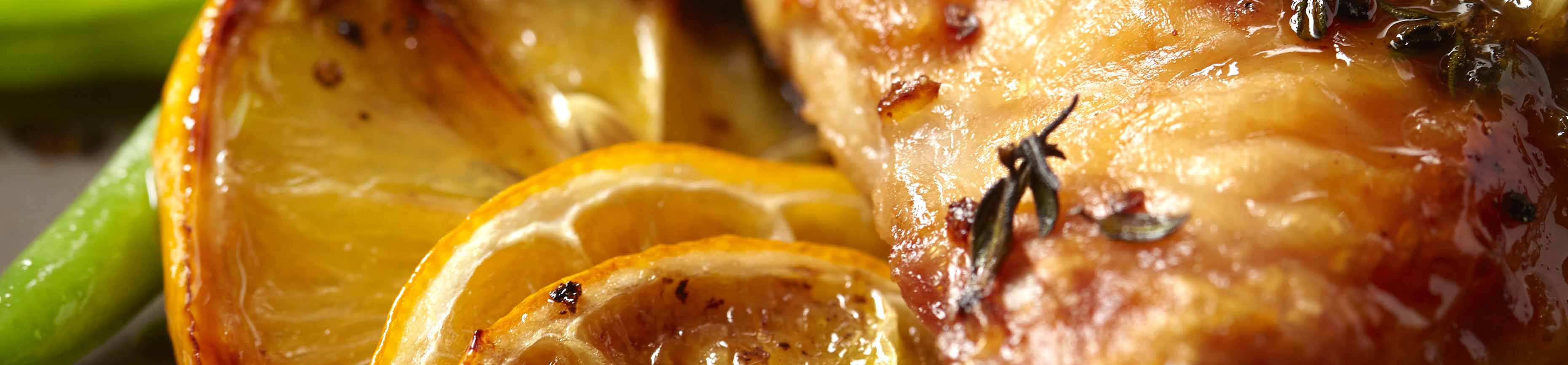 Meyer Lemon Roasted Chicken with Marmalade Sunkist