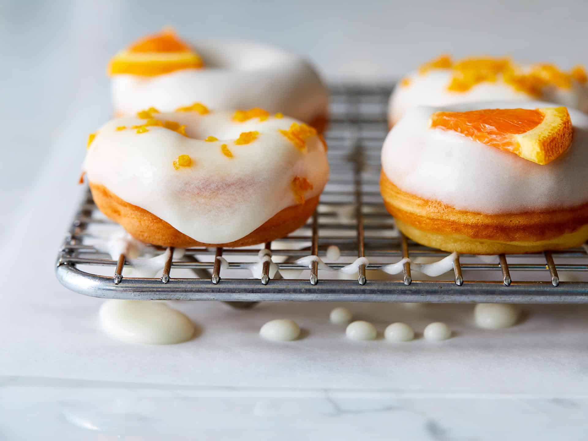 Cara Cara Navel Orange Yogurt Donuts