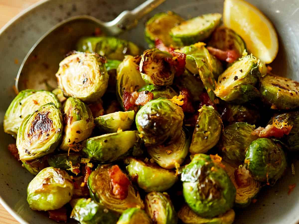 Roasted Brussels Bacon Citrus