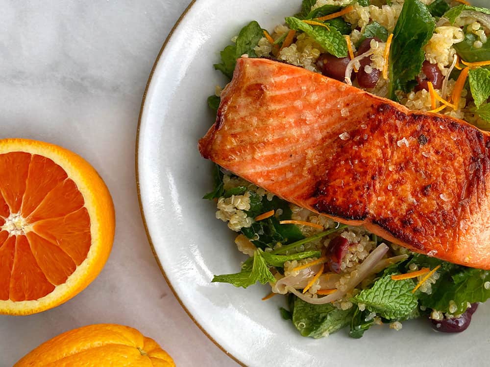 Salmon Quinoa Bowls