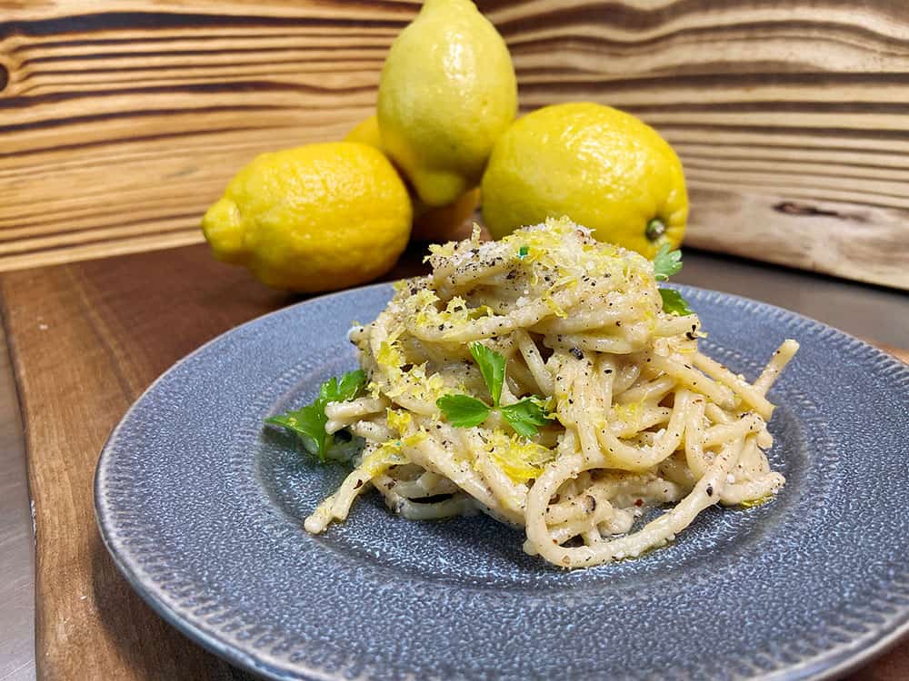 Cacio E Pepe with Lemon