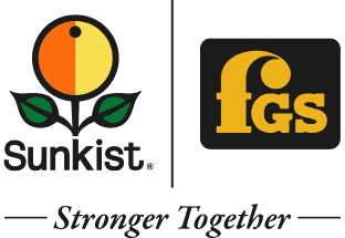 Sunkist and FGS logos - Stronger Together
